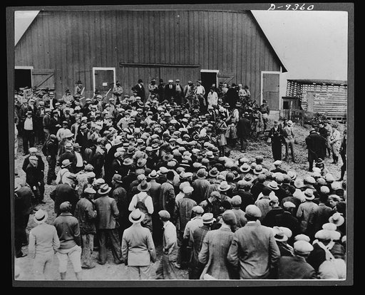 Inflation. Aftermath of inflation--a foreclosure tale in Iowa in the early 1930s when "the bottom fell out of everything." Military police were on hand to keep farmers from preventing the auction