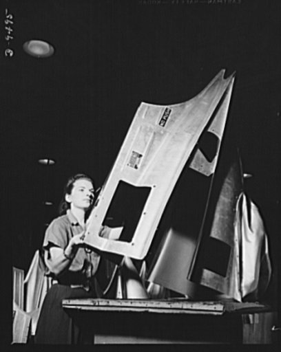 Production. BT-13A ("Valiant") basic trainers. The tail end of a fuselage assembly for a "Valiant" basic trainer at Vultee's Downey, California plant. At the Downey plant is made the BT-13A ("Valiant") basic trainer--a fast, sturdy ship powered by a Pratt and Whitney Wasp engine