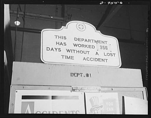 Production. A-31 ("Vengeance") dive bombers. Safety record at Vultee's Nashville plant. Department safety record board showing the number of work days one department spent on the production of "Vengeance" dive bombers without a lost-time accident. The "Vengeance" (A-31) was originally designed for t