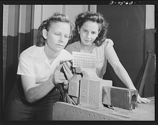Production. A-31 ("Vengeance") dive bombers. Drilling education. These two girls are learning to drill rivet holes before being put to work on the "Vengeance" dive bombers made at the Nashville Division of Vultee Aircraft Inc. The "Vengeance" (A-31) was originally designed for the French. It was lat
