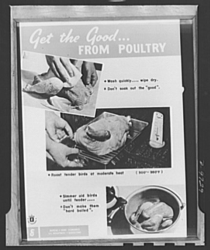 Agriculture chart. One of a series of ten charts released by the Bureau of Home Economics, Department of Agriculture. A limited number are on sale at twenty-five cents for a set of ten at the Superintendent of Documents, Government Printing Office (GPO), Washington, D.C.