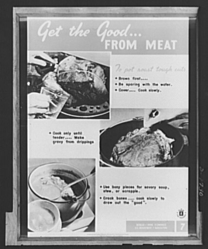Agriculture chart. One of a series of ten charts released by the Bureau of Home Economics, Department of Agriculture. A limited number are on sale at twenty-five cents for a set of ten at the Superintendent of Documents, Government Printing Office (GPO), Washington, D.C.
