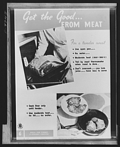 Agriculture chart. One of a series of ten charts released by the Bureau of Home Economics, Department of Agriculture. A limited number are on sale at twenty-five cents for a set of ten at the Superintendent of Documents, Government Printing Office (GPO), Washington, D.C.