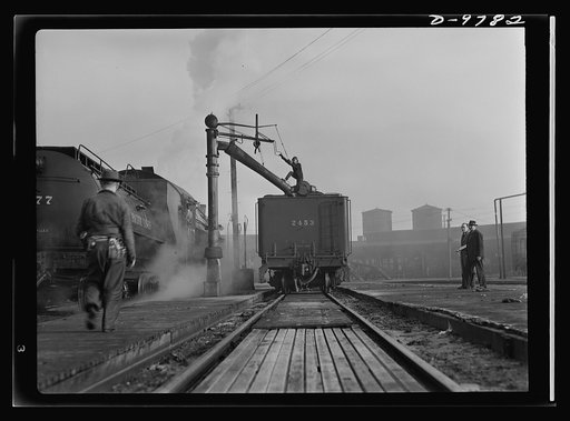 Women in essential services. Women railroad workers take over the cars and maintenance of freight and passenger trains in the Southern Pacific Company yards at San Francisco