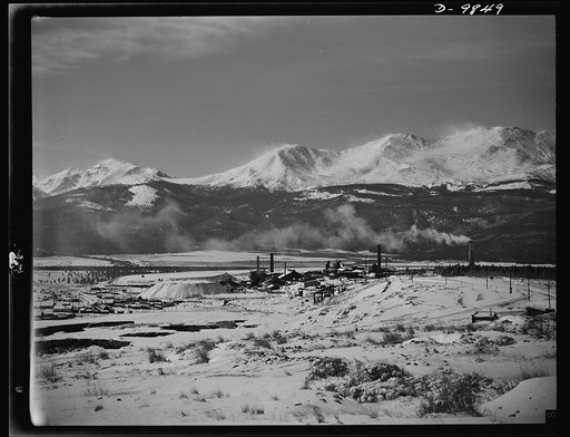 Production. Lead. The Leadville, Colorado smelter of the American Smelting and Refining Company. Lead concentrates from Creede, Colorado are shipped to the smelter