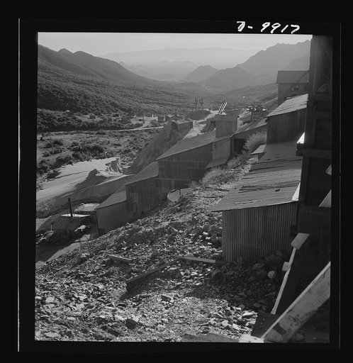 Production. Tungsten. This plant near Kingman, Arizona, produces tungsten concentrate from ores mined in nearby workings. The Boriana mine and plant at this point are producing large amounts of tungsten, for which there are many vital uses in the war effort. Boriana Mine, Arizona