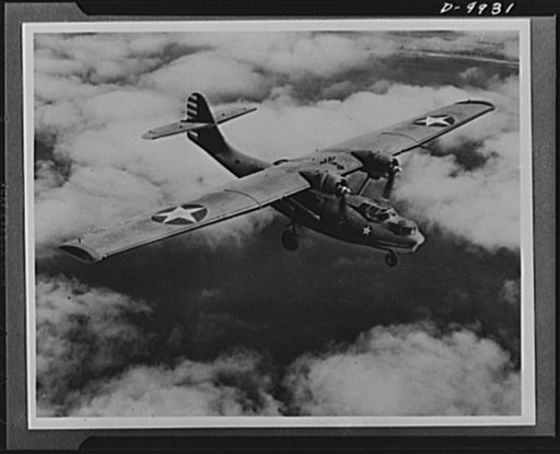 The two-engine Catalina (PBY) is produced both as an amphibian and as a flying boat for the U.S. Navy. It is one of the oldest models in production by the newly-formed Consolidated Vultee Aircraft Company