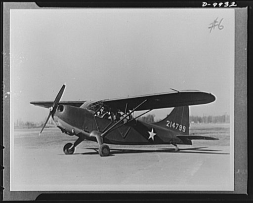 The "flying jeep," known also as the "eye upstairs" of the Army ground forces. Technically named the Sentinel (L-3), it is capable of hovering at speeds under forty-five miles per hour while directing ground movements and operations
