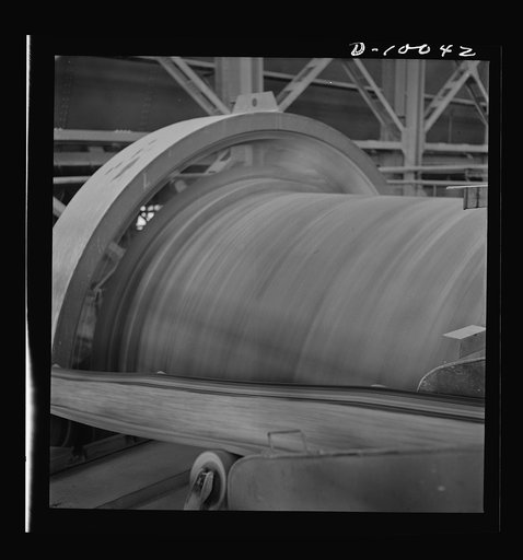 Production. Copper. A ball mill which brings copper ores to fine sizes at a large copper concentrator of the Phelps-Dodge Mining Company at Morenci, Arizona. This plant supplies great quantities of the copper so vital in our war effort