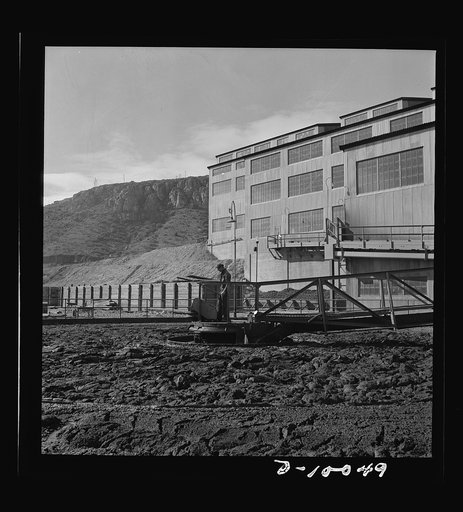 Production. Copper. Part of the copper concentrating plant of the Phelps-Dodge Mining Company at Morenci, Arizona. This plant supplies great quantities of the copper so vital in our war effort