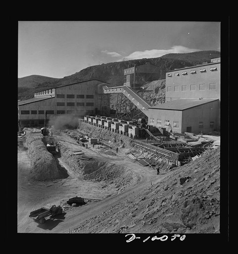 Production. Copper. Part of the copper concentrating plant of the Phelps-Dodge Mining Company at Morenci, Arizona. This plant supplies great quantities of the copper so vital in our war effort