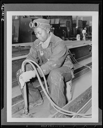 Rushing the SS George Washington Carver to completion. Negro skilled workers played an important part in the construction of the SS George Washington Carver, second Liberty Ship named for a Negro, in the Richmond Shipyard No. 1 of the Kaiser Company. Approximately 1,000 Negro women are included amon