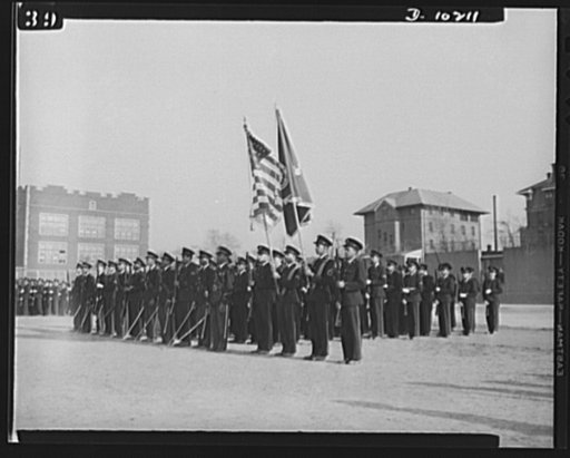 Washington public schools go to war. The public schools of Washington, D.C., like those in most other sections of the country, have revised their curricula to fit the pupils for fuller participation in the war effort. They have gone all-out for the Program of Civilian Defense which includes military