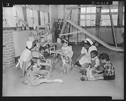 Washington public schools go to war. The public schools of Washington, D.C., like those in most other sections of the country, have revised their curricula to fit the pupils for fuller participation in the war effort. They have gone all-out for the Program of Civilian Defense, which includes child c