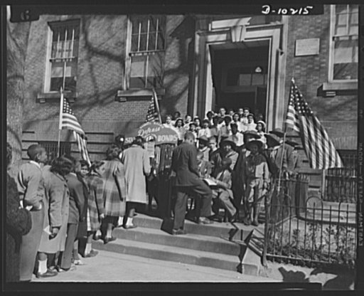 Washington public schools go to war. The public schools of Washington, D.C., like those in most other sections of the country, have revised their curricula to fit the pupils for fuller participation in the war effort. The schools have gone all-out for the Program of Civilian Defense, and the buying 
