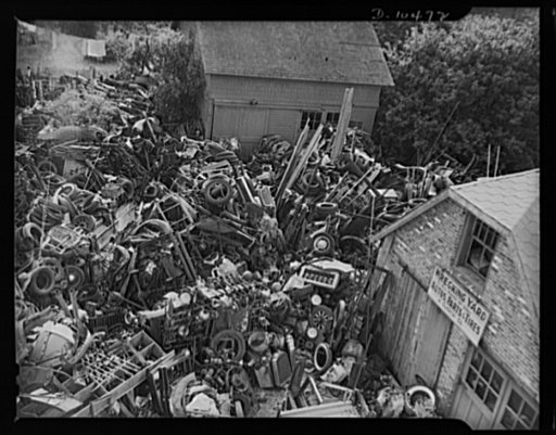 East Islip auto graveyard