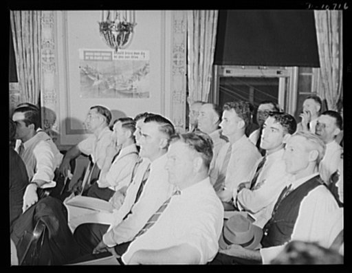 Members of joint labor-management committees at Pottsville, July 30th