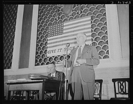 Richard Maize, Secretary of Mines, State of Pennsylvania, speaking before labor-management committee members at Scranton, July 29th