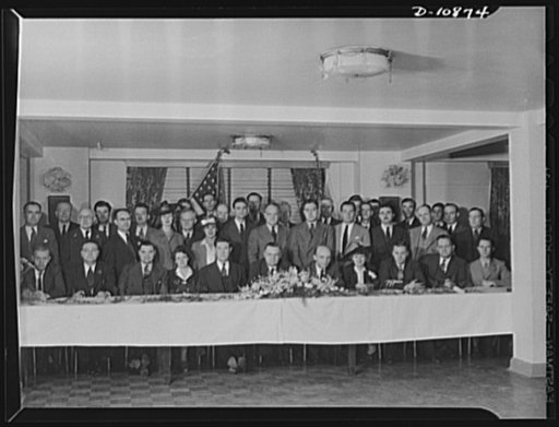 Meeting of War Production Board (WPB) field men, April 14, 1942 at the Hamilton Hotel, Washington, D.C.