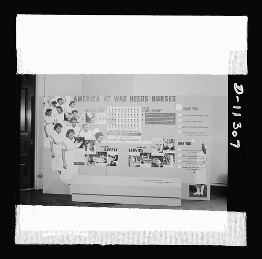 Nursing exhibit. Exhibit for the sub-committee on nursing of the medical committee of the Office of Defense Health and Welfare Service