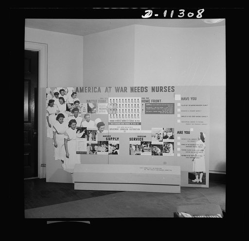 Nursing exhibit. Exhibit for the sub-committee on nursing of the medical committee of the Office of Defense Health and Welfare Service