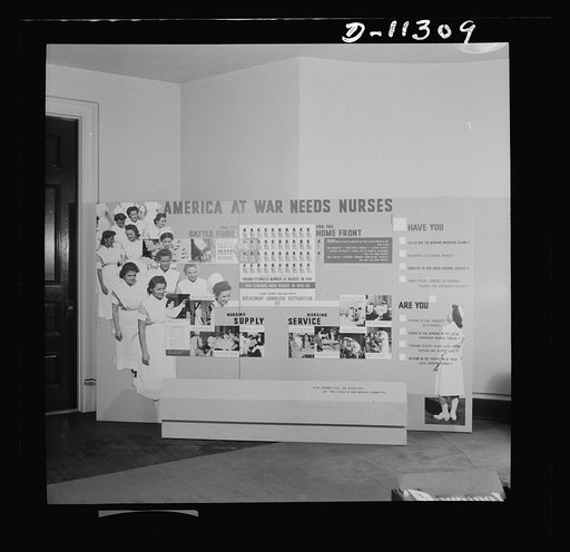 Nursing exhibit. Exhibit for the sub-committee on nursing of the medical committee of the Office of Defense Health and Welfare Service