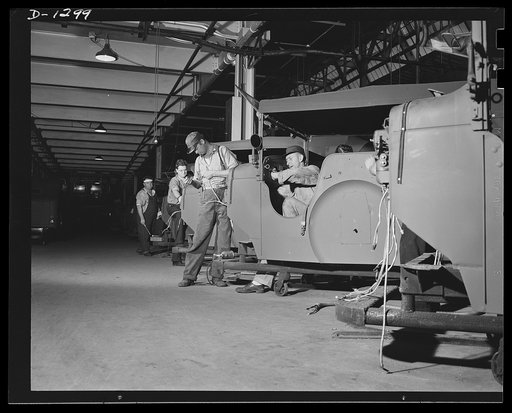 Army truck manufacture (Dodge). All wiring and appliances in Dodge Army reconnaissance cars are equipped with radio to facilitate operation in the field which are heavily insulated and shielded in every possible way to prevent interference with radio reception in these vehicles