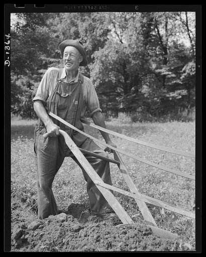 The four freedoms. Fall flowing, with no prospect of "scorching" the earth. W.B. Patterson of Stony Lake, Pennsylvania, is one of the millions producing the food so vitally needed for the defense of America