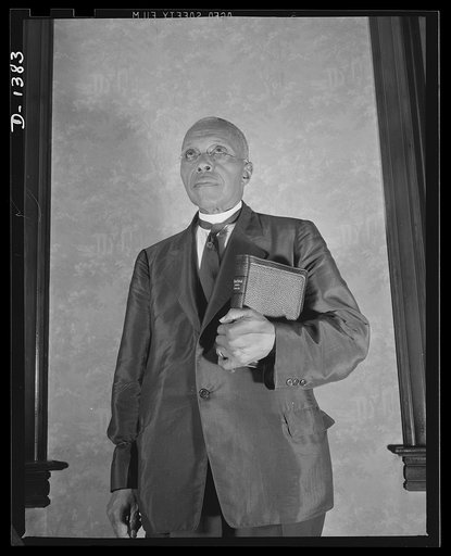 The four freedoms. Complete freedom of worship is taken for granted by Americans. More than ever before the religious leaders of America are determined that democracy must and will survive, and to that end they are devoting their energies. Subject is Reverend W.H. Jernagin of Washington, D.C.