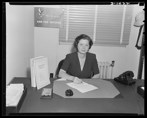 May Thompson Evans, Field Representative, Consumer Division, Office of Price Administration (OPA)