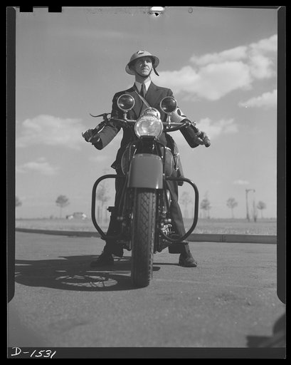 Civilian protection. Whenever possible telephone and radio will be used, but if these fail, the messenger on motorcycle, bicycle or foot will get through to summon help or warn of danger