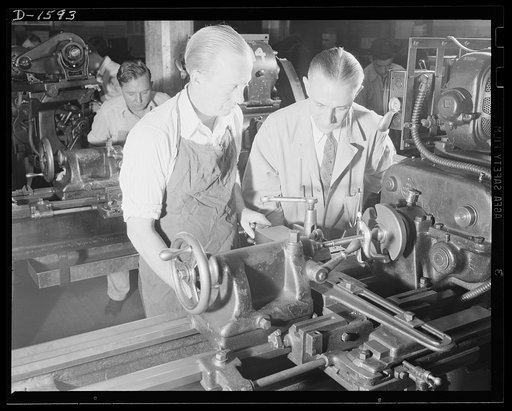 Priorities unemployment. New skills, new opportunities. The U.S. employment office advised John Jones to enroll in a defense training course in his own community. There were vocational courses in local schools to choose from or opportunites for training right on the job through the Office of Product