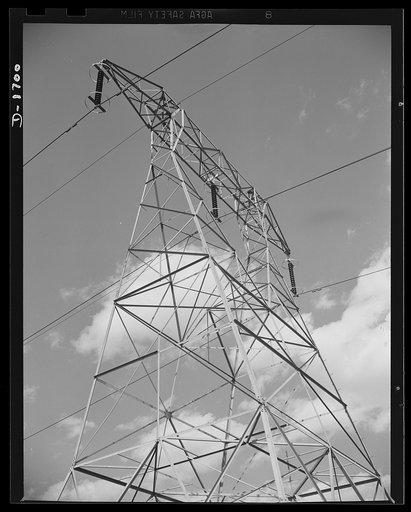 High tension pylon in western New Jersey