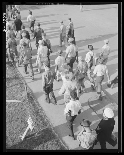 Shipbuilding (Norfolk Navy Yard). These are some of the 26,000 men whose hands are fashioning powerful new additions to Uncle Sam's rapidly expanding naval forces. A few miles away at the yards of the Newport News Shipbuilding and Drydock Company, other thousands are also coming off their shifts. Th