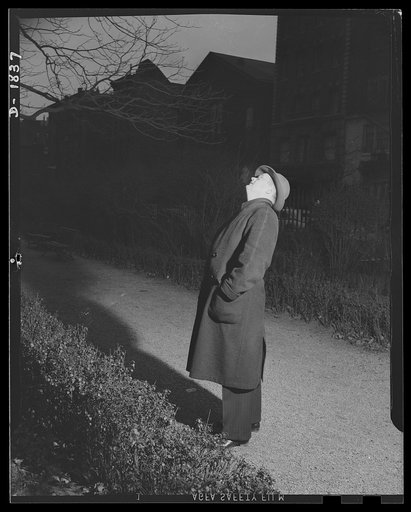 Air raid protection--what NOT to do when alarm sounds. DON'T stand outdoors to watch the planes. You are placing yourself in a most dangerous position by doing so. Get indoors and stay there until the "all clear" sounds. If you are not near your own home, go to the nearest home, store or office buil