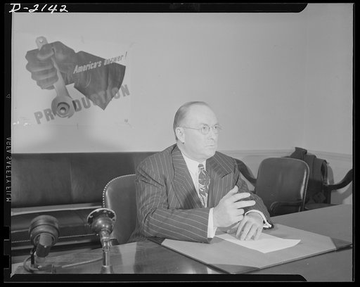 Donald M. Nelson, chairman, War Production Board