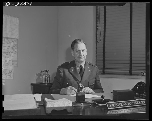 Colonel Frank McSherry, deputy director for Labor, Supply and Training, Labor Division