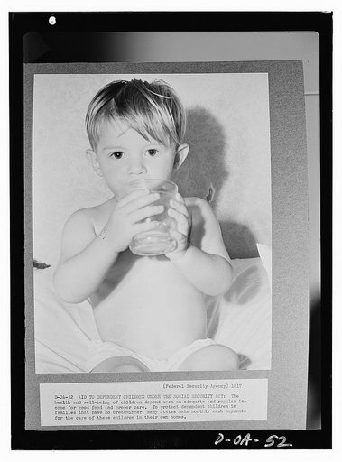Aid to Dependent Children Under the Social Security Act. The health and well-being of children depend upon an adequate and regular income for good food and proper care. To protect dependent children in families that have no bread winner, many states make monthly cash payments for the care of these c