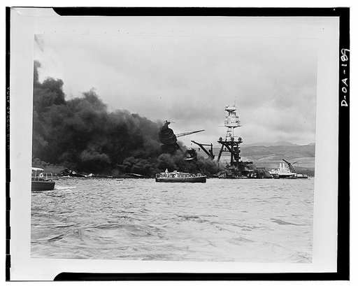 Wreckage of USS Arizona, Pearl Harbor, Hawaii