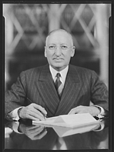 Mr. Ralph Budd, Commissioner of Transportation for the National Defense OEM (Office of Emergency Management) Commission. Mr. Budd is President of the Chicago, Burlington and Quincy Railroads