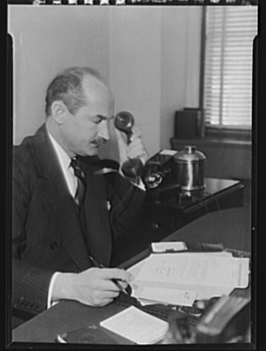 Mr. Charles F. Palmer, coordinator of defense housing for the National Defense Office for Emergency Management (OEM). Mr. Palmer is president of Palmer, Inc,. Atlanta; chairman, Atlanta Housing Authority; and president, National Association of Housing Officials