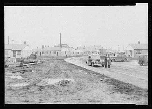 Dale Homes, Portsmouth, Virginia. USHA  (U.S. Housing Agency)-financed through local housing authority