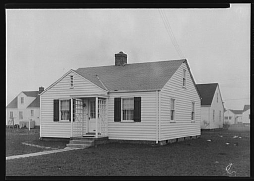 Unit in Simonsdale development being purchased through the Federal Housing Administration (FHA) plan by workers in defense industry