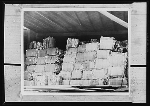 Substitutes. Composition clock cases. Good clock-making materials from waste. Old paper, sawdust, wood scrap, rosin--anything with a fiber--yield cellulose for the making of composition clock cases, frame plates and other parts at the Winsted, Conneticut plant