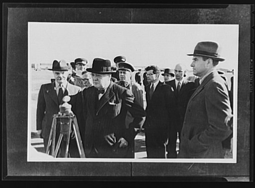 Official pictures of meeting of Stalin, Churchill, Harriman. These are the first official pictures released in the United States of the recent meetings of Premier I.V. Stalin, Union of Soviet Socialist Republics; Prime Minister Winston Churchill of Britain; and W. Averrell Harriman, representing Pre