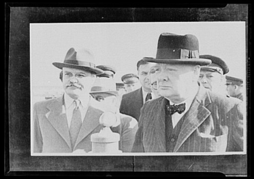 Official pictures of meeting of Stalin, Churchill, Harriman. These are the first official pictures released in the United States of the recent meetings of Premier I.V. Stalin, Union of Soviet Socialist Republics; Prime Minister Winston Churchill of Britain; and W. Averrell Harriman, representing Pre