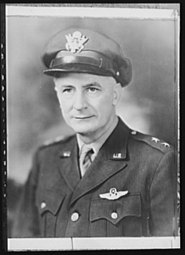 Major General Henry J.F. Miller, commanding officer of the U.S. Air Service Command in the European theatre