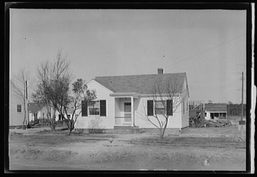 Low-cost home near Norfolk air base being purchased through facilities of the Federal Housing Administration (FHA)