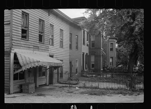 Untitled photo, possibly related to: Houses close to Capitol, Washington, D.C. Washington has many such houses but few government workers would care to live in them