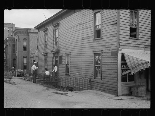 Untitled photo, possibly related to: Houses close to Capitol, Washington, D.C. Washington has many such houses but few government workers would care to live in them